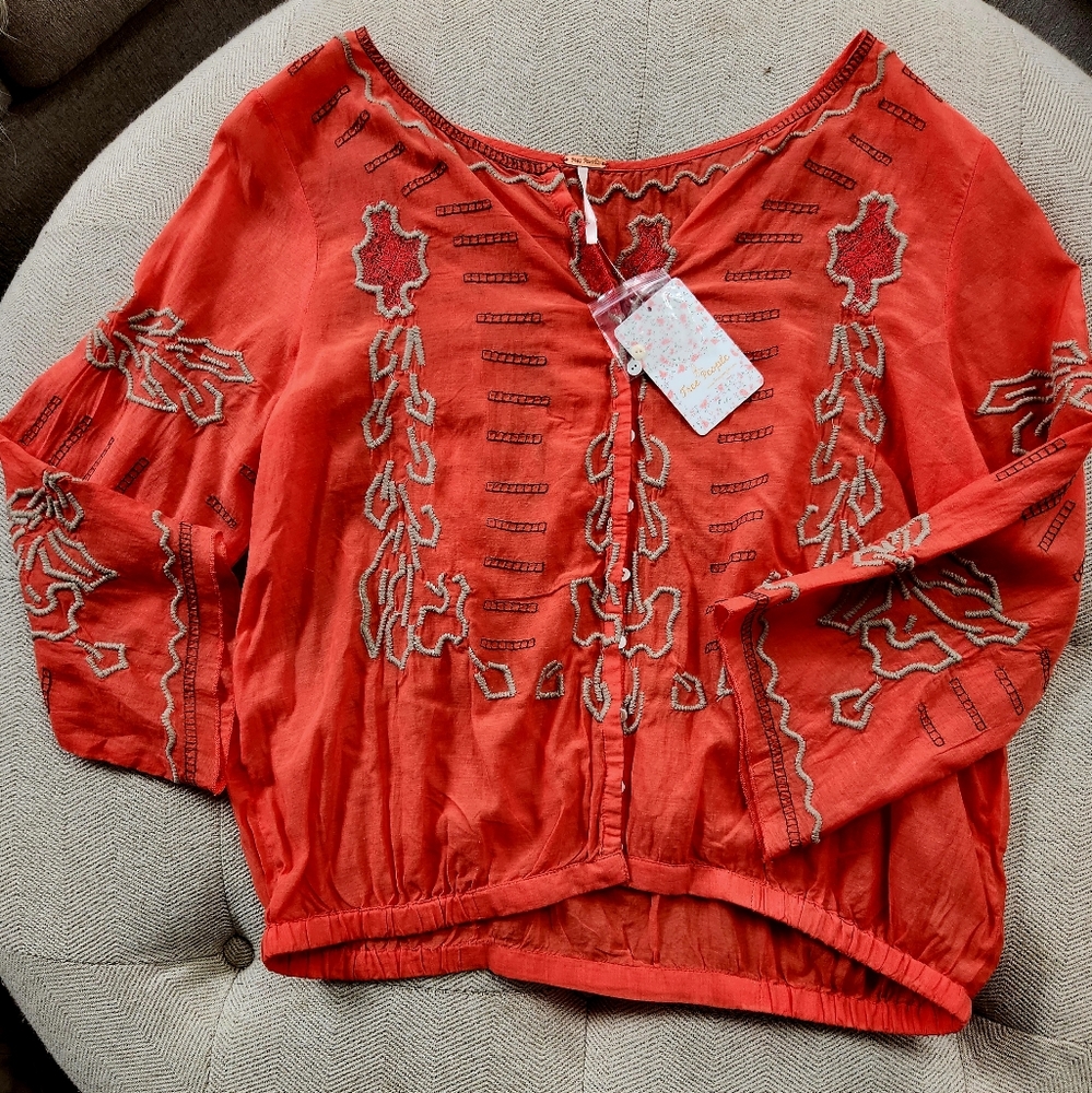 Free People Hibiscus Top